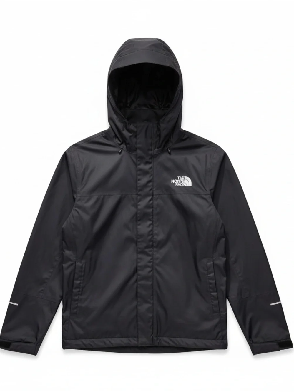 The North Face Big Kids Antora Black Hooded Rain Jacket